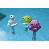 Термометр-игрушка "Осминожек" для измерения температуры воды в бассейне, арт.AQ12176