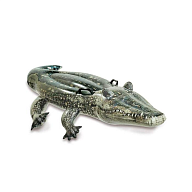 Надувная игрушка-наездник 170х86см "Настоящий аллигатор" до 40кг, от 3 лет, арт.57551