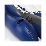 Надувное кресло-шезлонг для плавания 180х135см с подстаканником и ручками, до 100кг, арт.58868