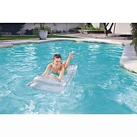 Надувной матрас для плавания 188х71см с подушкой, до 90кг, арт.43024 BW